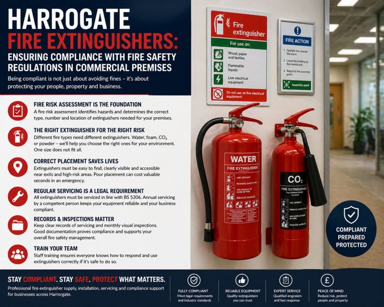 Harrogate Fire Extinguishers Compliance: Ensuring Compliance with Fire Safety Regulations in Commercial Premises