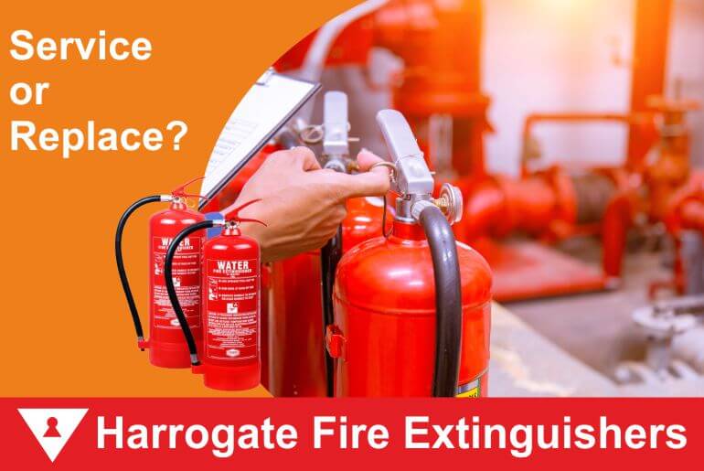 When Should a Business Replace Rather Than Service a Fire Extinguisher?