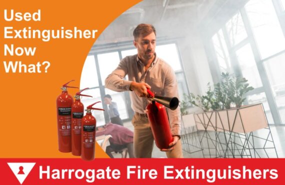 What Should a Business Do After a Fire Extinguisher Has Been Used?